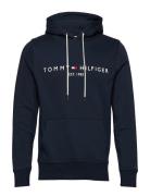 Core Tommy Logo Hoody Tops Sweatshirts & Hoodies Hoodies Navy Tommy Hilfiger