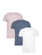 Tonic Ss Crew 3 Pk Tops T-Kortærmet Skjorte White AllSaints