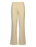Recycled Sportina Pirla Pants Fav Bottoms Trousers Flared Beige Mads Nørgaard