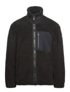 Saglek Zip Up Tops Sweatshirts & Hoodies Fleeces & Midlayers Black Moose Knuckles