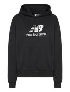 Sport Essentials French Terry Logo Hoodie Sport Sweatshirts & Hoodies Hoodies Black New Balance