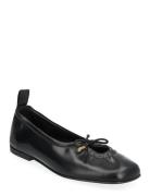 Rosalind Brown Leather Ballet Flats Ballerinasko Ballerinaer Black ALOHAS