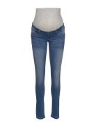 Mlfifty 002 Slim Jeans Noos A. Bottoms Jeans Slim Blue Mamalicious