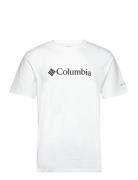 Csc Basic Logo Short Sleeve Sport T-Kortærmet Skjorte White Columbia Sportswear