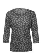 T-Shirt 3/4-Sleeve R Tops T-shirts & Tops Long-sleeved Multi/patterned Gerry Weber Edition
