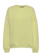 Ow Crewneck Tops Sweatshirts & Hoodies Sweatshirts Yellow OW Collection