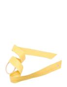 Leather Band Long Bendable Accessories Hair Accessories Scrunchies Yellow Corinne