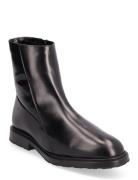 Oregon F.m - Warm Lined Shoes Boots Ankle Boots Ankle Boots Flat Heel Black Wonders