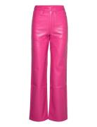 Rotie Pants Bottoms Trousers Leather Leggings-Bukser Pink ROTATE Birger Christensen