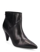 Biagida Ancle Boot Crust Shoes Boots Ankle Boots Ankle Boots With Heel Black Bianco
