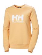 W Hh Logo Crew Sweat 2.0 Sport Sweatshirts & Hoodies Sweatshirts Orange Helly Hansen