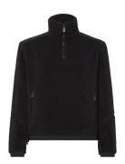 W Gale Pile Half Zip Sport Sweatshirts & Hoodies Fleeces & Midlayers Black Sail Racing