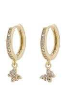 Vega Ring Pendant Ear Accessories Jewellery Earrings Hoops Gold SNÖ Of Sweden