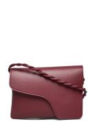 Duronia Merlot Double Faced Nappa Bags Small Shoulder Bags-crossbody Bags Burgundy ATP Atelier