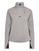 W Seasons Sweater Fleece 1/2 Zip Sport Sweatshirts & Hoodies Fleeces & Midlayers Grey PUMA