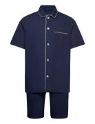 Striped Cotton Pajama Set Pyjamas Nattøj Navy Polo Ralph Lauren Underwear