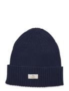 Cotton Knitted Classic Beanie Accessories Headwear Hats Beanie Navy Copenhagen Colors