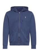 Loopback Fleece Full-Zip Hoodie Tops Sweatshirts & Hoodies Hoodies Navy Polo Ralph Lauren