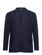 Solid Linen-Ps 2Bn Suits & Blazers Blazers Single Breasted Blazers Navy Polo Ralph Lauren