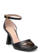 Safira_24_Ns Sandal Med Hæl Black UNISA