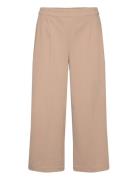 Vmsara Hr 7/8 Straight Pant Boo Bottoms Trousers Straight Leg Beige Vero Moda