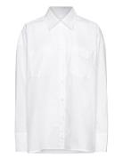 Poplin Over D Shirt Tops Shirts Long-sleeved White REMAIN Birger Christensen