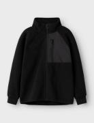Nknmove03 Re Windfleece Jacket Fo Outerwear Fleece Outerwear Fleece Jackets Black Name It