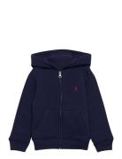 Cotton-Blend-Fleece Hoodie Tops Sweatshirts & Hoodies Hoodies Blue Ralph Lauren Kids