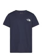 Teen S/S Simple Dome Tee Sport T-Kortærmet Skjorte Navy The North Face