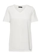 Slcolumbine Over T-Shirt Ss Tops T-shirts & Tops Short-sleeved White Soaked In Luxury