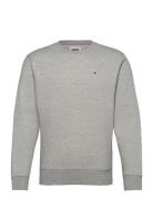 Tjm Regular Fleece C Neck Tops Sweatshirts & Hoodies Sweatshirts Grey Tommy Jeans