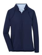 Raglan Perth Layer Sport Sweatshirts & Hoodies Sweatshirts Navy Peter Millar