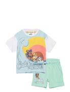 T Shirt + Short Sets Sets With Short-sleeved T-shirt Multi/patterned Paw Patrol
