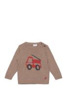 Pilou - Pullover Tops Knitwear Pullovers Brown Hust & Claire