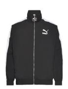 T7 Over D Woven Track Jacket Sport Sweatshirts & Hoodies Sweatshirts Black PUMA
