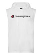 Hooded Sleeveless T-Shirt Sport Sweatshirts & Hoodies Hoodies White Champion