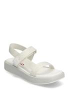 Emma_Strapsandal_Wb Flade Sandaler White HUGO