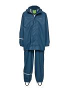 Basic Rainwear Suit -Solid Outerwear Rainwear Rainwear Sets Blue CeLaVi