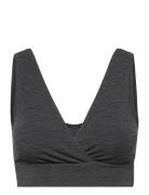 Merino Wool Bra Lingerie Bras & Tops Maternity Bras Grey Boob