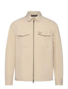 Pocket Overshirt Tops Overshirts Beige Fred Perry
