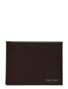 Ck Concise Bifold 5Cc W/Coin L Accessories Wallets Classic Wallets Brown Calvin Klein