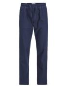 Jpstkane Jjsummer Linen Blend Jogger Sn Bottoms Trousers Casual Navy Jack & J S