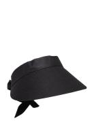 Linen Visor Accessories Headwear Caps Black Lindex