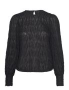 Vmmaia Ls Top Jrs Tops Blouses Long-sleeved Black Vero Moda