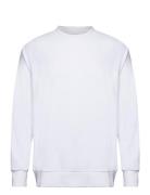 Sweatshirt Terry Tops Sweatshirts & Hoodies Sweatshirts White Lindbergh