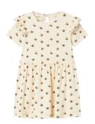 Nmfgavo Kef Ss Dress Lil Dresses & Skirts Dresses Casual Dresses Short-sleeved Casual Dresses Cream Lil'Atelier