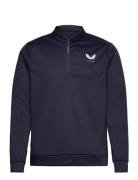 Classic 1/4 Zip Tops Sweatshirts & Hoodies Fleeces & Midlayers Navy Castore