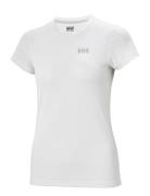 W Hh Lifa Active Solen T-Shirt Sport T-shirts & Tops Short-sleeved White Helly Hansen