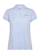 Lakeside Trail Solid Pique Polo Sport T-shirts & Tops Polos Blue Columbia Sportswear