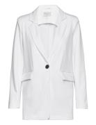 Fqnanni-Ja-Fashion-Struc Blazers Single Breasted Blazers White FREE/QUENT